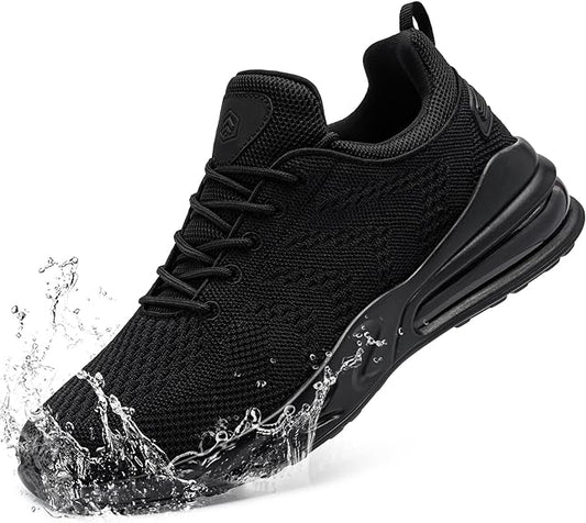 View in 3D Visit the LARNMERN Store LARNMERN Mens Non Slip Work Shoes Slip On Water Resistant Walking Sneakers Zapatos Trabajo Waterproof Food Service Chef Kitchen
